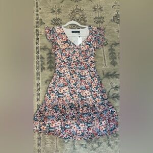 sugar lips floral dress NWT